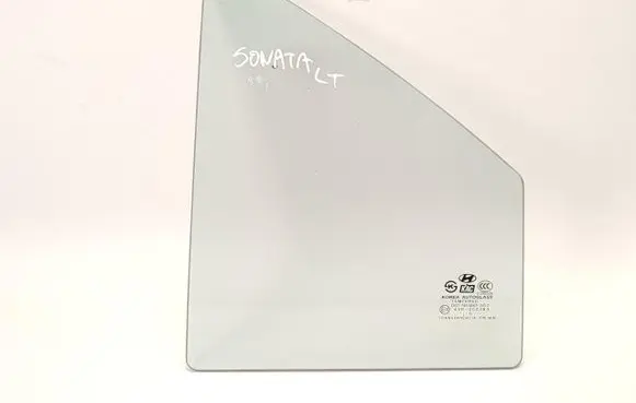 Hyundai Sonata LF Rear door window glass 43R000383