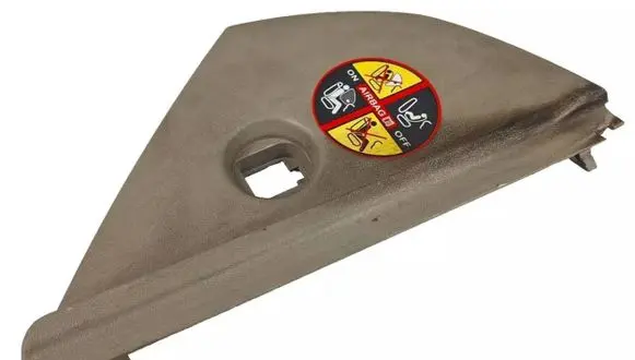 Dashboard side end trim