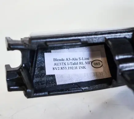 Audi A3 S3 8V Other interior part 8V2853192H