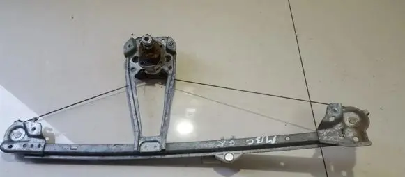 Sliding door window regulator with motor