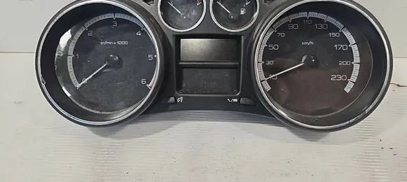Peugeot 308 Speedometer (instrument cluster) 9666649080 10DJ5U81 503001550338