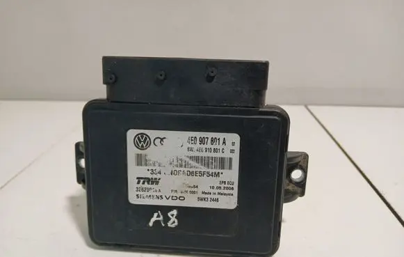 Audi A8 S8 D3 4E Hand brake control module 4E0907801A