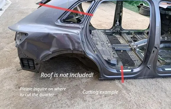 Audi e-tron Rear quarter panel 