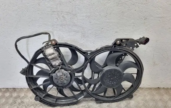 Audi A6 S6 C6 4F Electric radiator cooling fan 4F0959455E 4F0121003K
