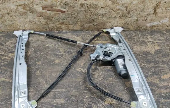Front door window regulator with motor