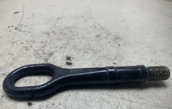 Towing hook eye