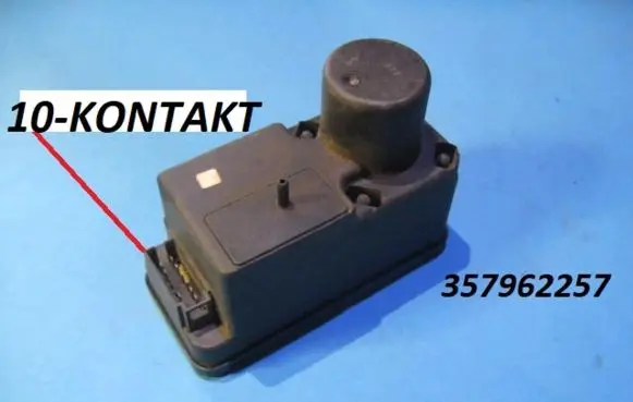 Audi 100 200 5000 C3 Central locking vacuum pump 357962257