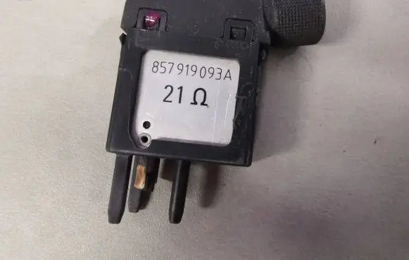 Audi 80 90 B2 Panel lighting control switch 857919093A