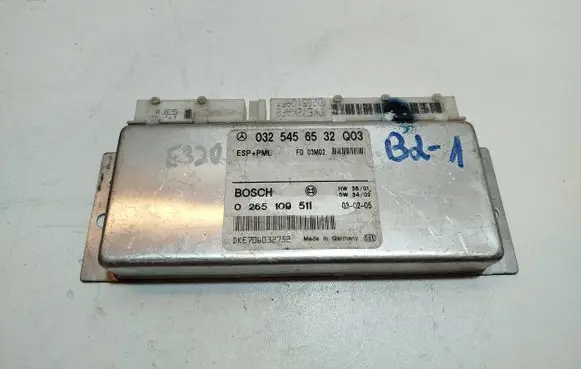 Mercedes-Benz E W211 ESP (stability system) control unit 0325456532 DKE706032752 0265109511