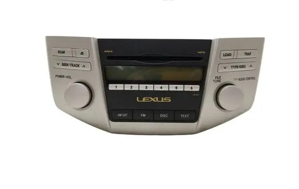 Lexus RX 330 - 350 - 400H Radio/CD/DVD/GPS head unit 861200E030 FHPI020441UC DFXMG8167ZT