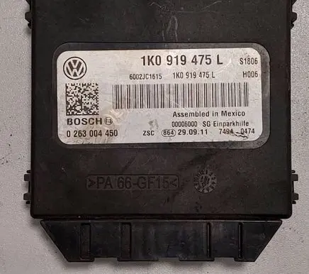 Volkswagen Caddy Parking PDC control unit/module 0263004450 6002JC1615 1K0919475L