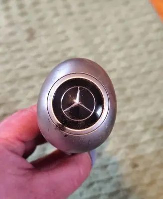 Mercedes-Benz C AMG W204 Gear lever shifter trim leather/knob galka