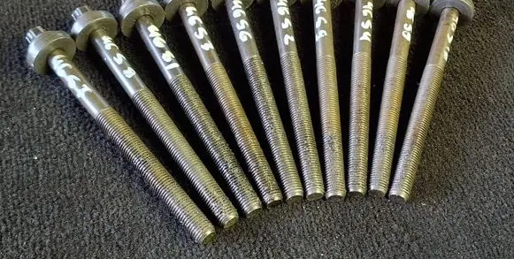 BMW 3 E46 Cylinder head bolts 