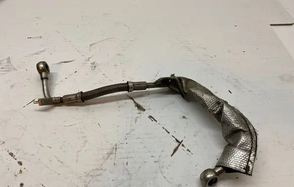 Audi TT TTS Mk2 Turbo turbocharger oiling pipe/hose 06F145778G