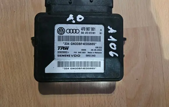 Audi A6 S6 C6 4F Hand brake control module 4F0907801 4F0910810