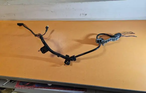 Mercedes-Benz CLA C118 X118 Rear ABS sensor wiring A2475400600