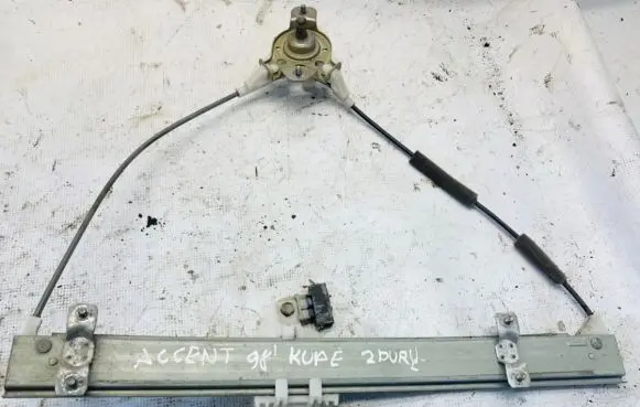 Sliding door window regulator with motor
