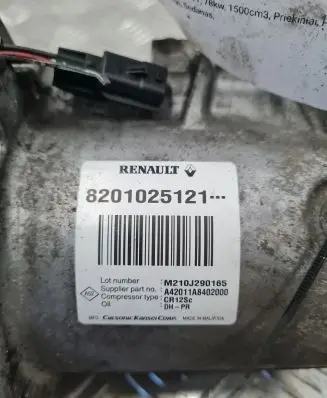 Renault Fluence Air conditioning (A/C) compressor (pump)