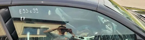 BMW 3 E92 E93 Rear door window glass