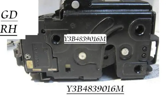 Seat Toledo II (1M) Rear door lock Y3B4839016M
