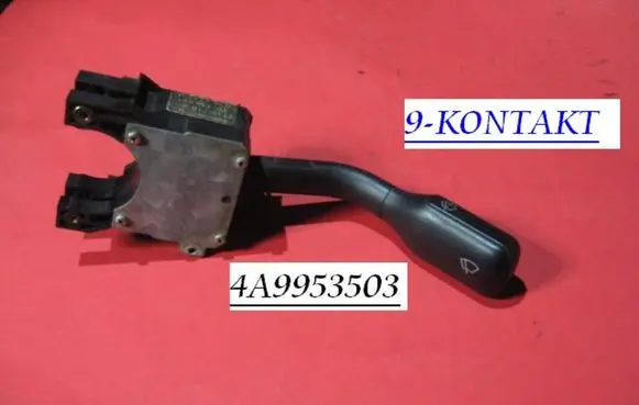 Audi 80 90 B3 Wiper control stalk 4A9953503