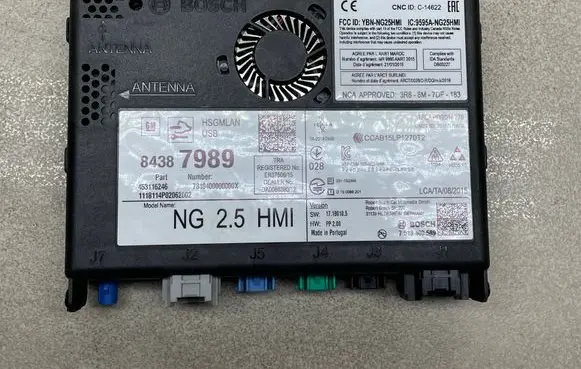 Opel Insignia B GPS navigation control unit/module 84387989 453116246