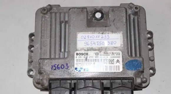 Peugeot 207 Engine control unit/module 9654750380 9653239880 0281011233