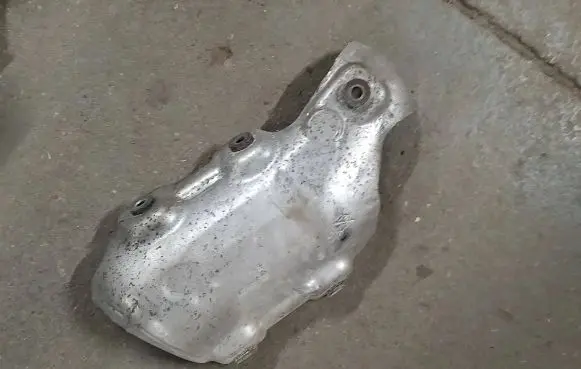 Heat shield in engine bay