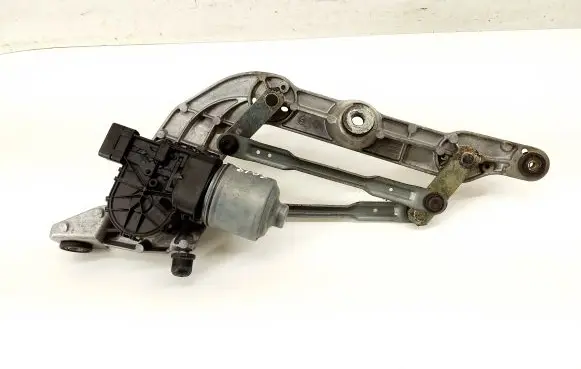 Front wiper linkage and motor