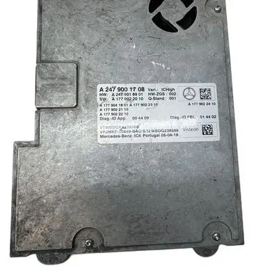 Mercedes-Benz A W177 Speedometer control unit/module A2479001708 A1779022410