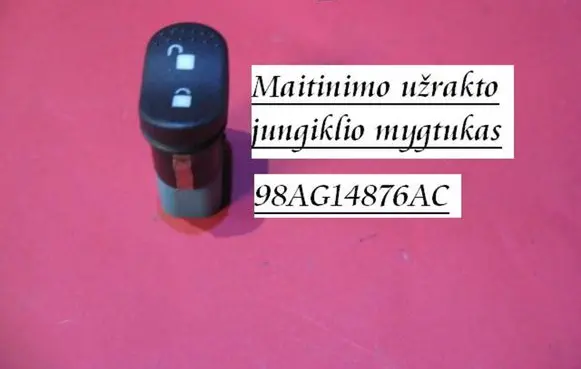 Central locking switch button
