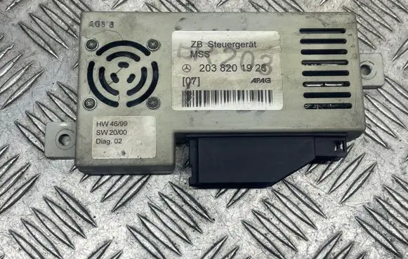 Mercedes-Benz C W203 Alarm control unit/module 2038201926