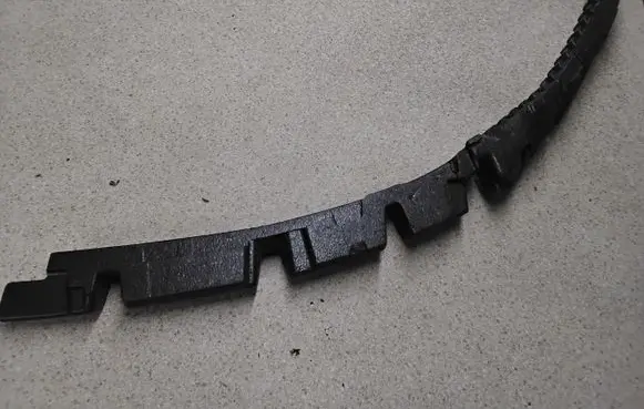 Porsche Cayenne (9Y0 9Y3) Front bumper foam support bar 9Y0807666D