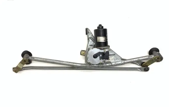 Front wiper linkage and motor