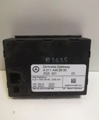 Mercedes-Benz E W211 Gateway control module A2114452600