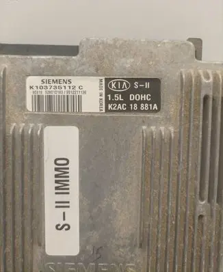 KIA Shuma Engine control unit/module K2AC18881A K103735112C