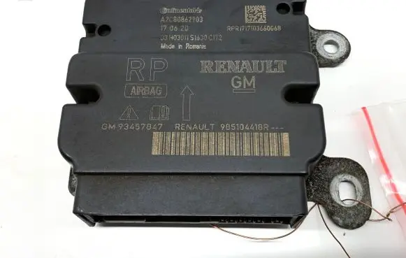 Opel Vivaro Airbag deployment crash/impact sensor 985104418R