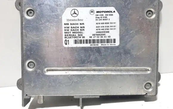 Mercedes-Benz S W221 Bluetooth control unit module