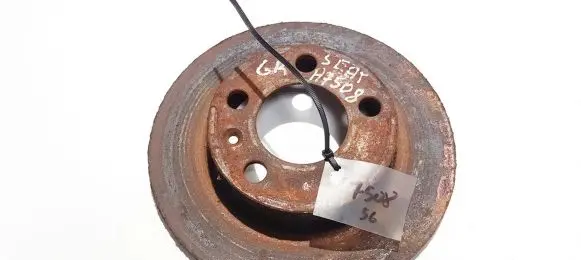 Seat Toledo II (1M) Rear brake disc neventiliuojamas
