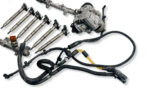 Audi A4 S4 B8 8K Fuel injection system set 0445010611 059130755AH 059130277BE