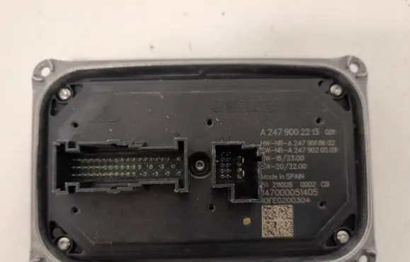 Mercedes-Benz GLA H247 LED ballast control module A2479018602 A2479020509