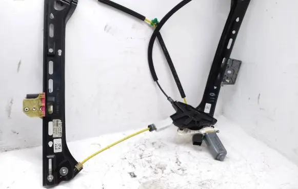 Front door window regulator with motor