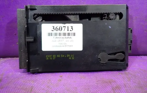 Audi A4 S4 B7 8E 8H Cup holder 8E1862534L
