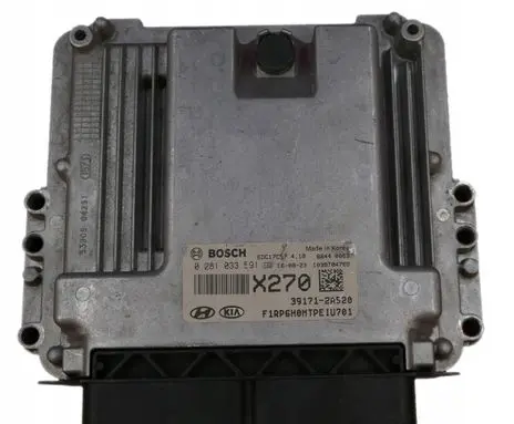 KIA Carens III Engine control unit/module 0281033591 391712A520