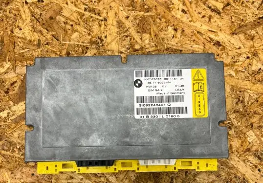 BMW 7 E65 E66 Airbag control unit/module 6922464 037078070 01B3301L01905