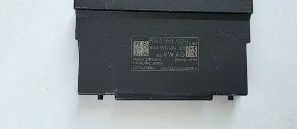 Skoda Octavia Mk4 Seat control module 5WA959760H