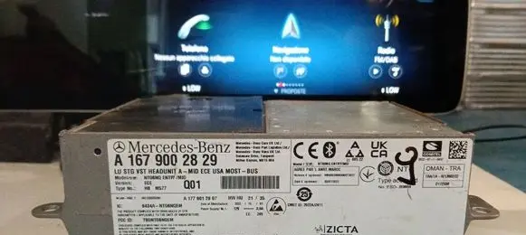 Mercedes-Benz GLE W167 Radio/CD/DVD/GPS head unit A1679002829
