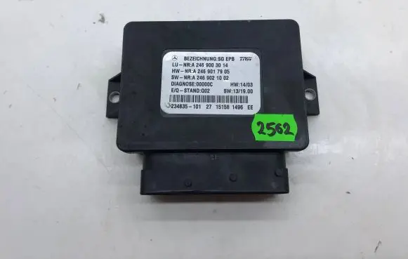 Mercedes-Benz B W246 W242 Hand brake control module A2469003014 A2469021002 A2469017905