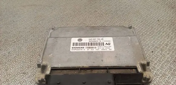 Volkswagen Touareg I Transfer box differential control unit 0AD927755AB