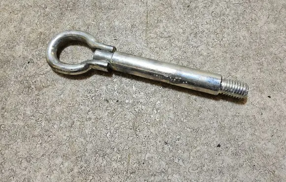 Towing hook eye